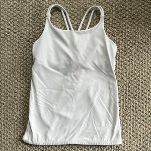 Athleta Girl White Active Top